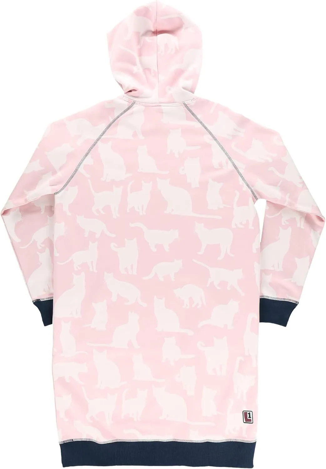 Lazy One Oversized Hoodie Sweatshirt, Comfortable Sleepwear, Sweater Dress for Women