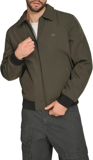 Levi's Men's Lightweight Softshell Varsity Rib Knit Bomber Jacket