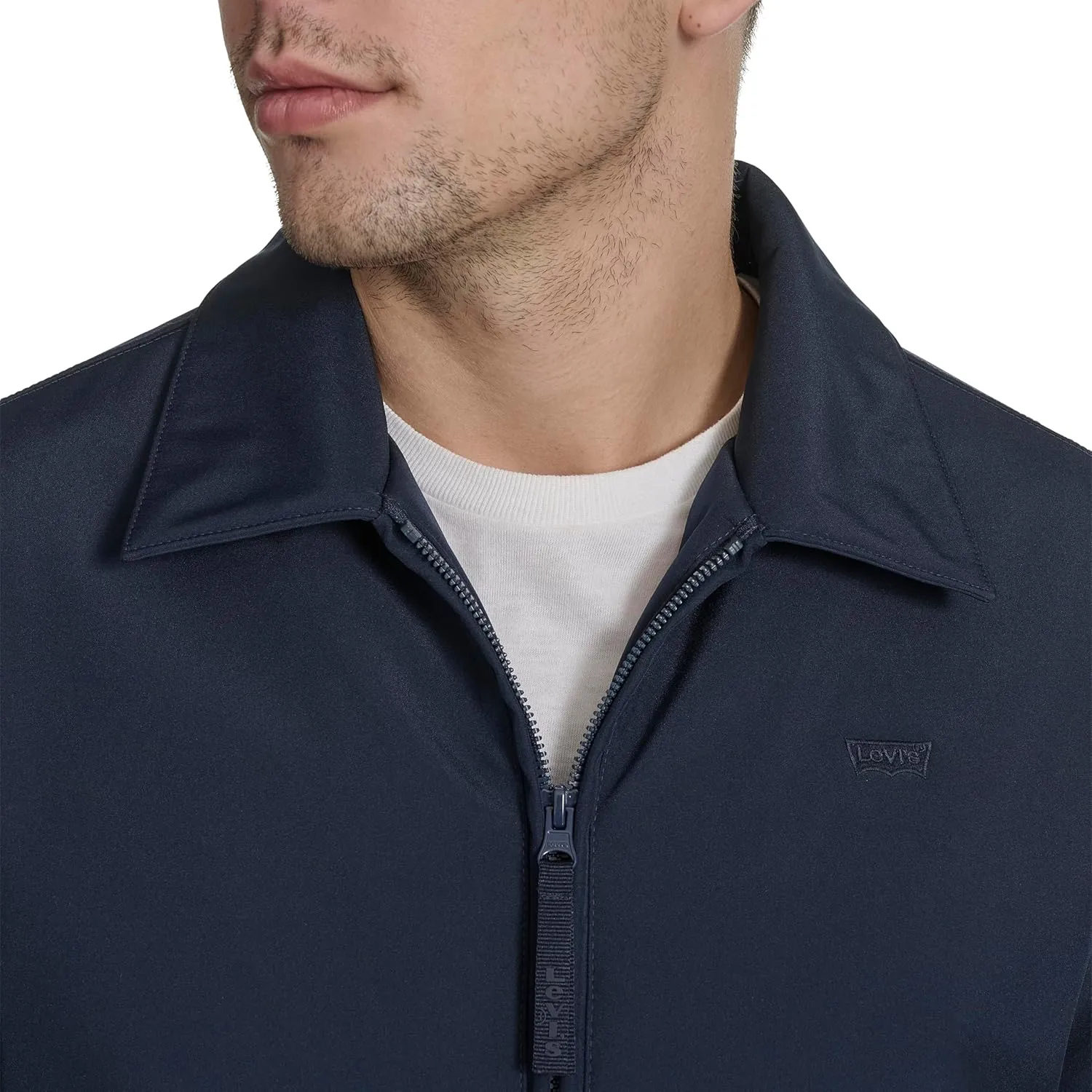 Levi's Men's Lightweight Softshell Varsity Rib Knit Bomber Jacket