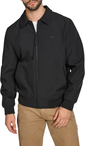 Levi's Men's Lightweight Softshell Varsity Rib Knit Bomber Jacket