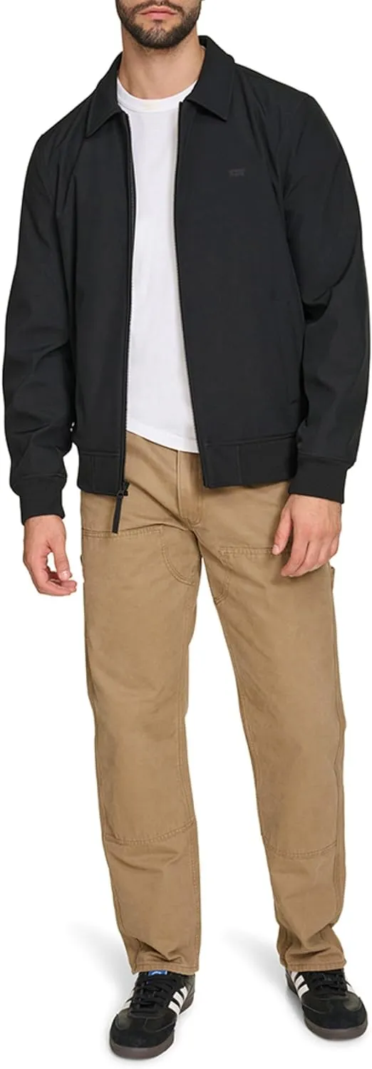 Levi's Men's Lightweight Softshell Varsity Rib Knit Bomber Jacket