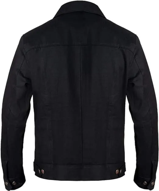Lightweight Trucker Jean Jacket For Men - Men's Denim Jacket