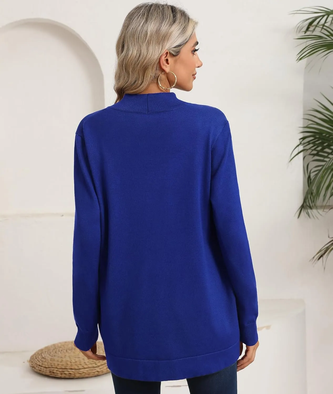 LILBETTER Womens Lightweight Cardigan with Pockets Long Sleeve Open Front Cardigan for Women