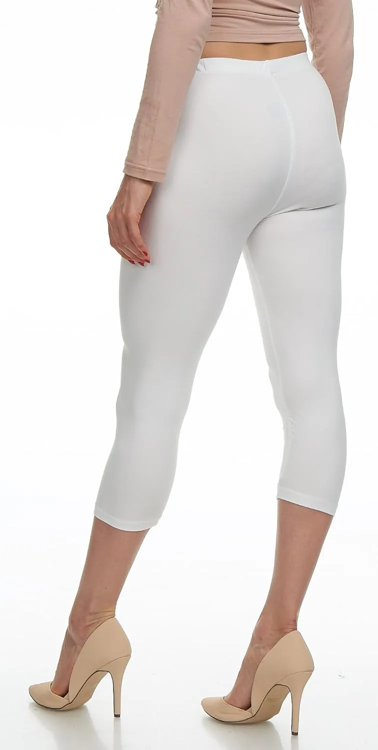 LMB High Waisted Leggings for Women - High Classic Waistband - Extra Soft Fabric, Perfect for Lounging, Yoga