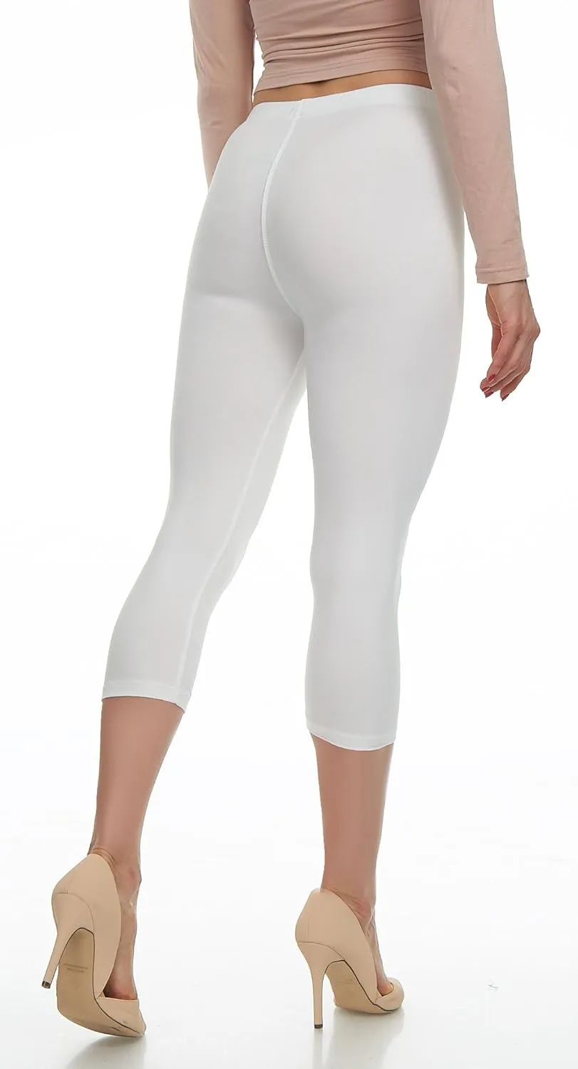 LMB High Waisted Leggings for Women - High Classic Waistband - Extra Soft Fabric, Perfect for Lounging, Yoga