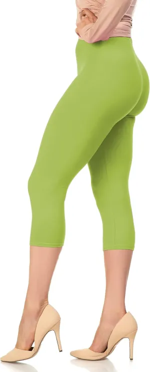 LMB High Waisted Leggings for Women - High Classic Waistband - Extra Soft Fabric, Perfect for Lounging, Yoga
