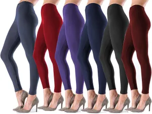 LMB High Waisted Leggings for Women - High Classic Waistband - Extra Soft Fabric, Perfect for Lounging, Yoga