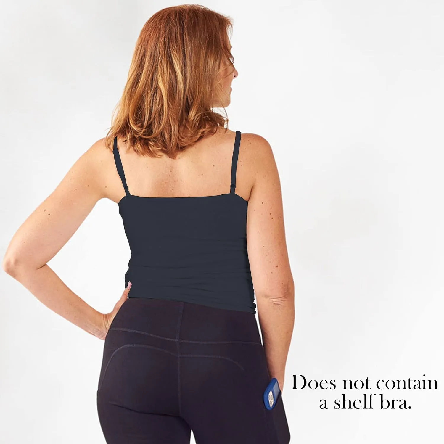 Maggie's Organic Cotton Camisole - Silky Soft Fabric - Cotton Spandex Base Layer with Adjustable Straps