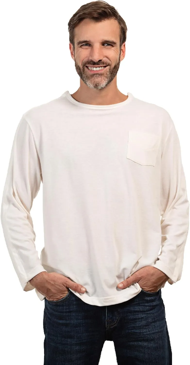 MAI Post Shoulder Surgery Shirts for Men - Tear Away Recovery Shirt, Premium Chemotherapy Clothing | Breathable & Comfortable