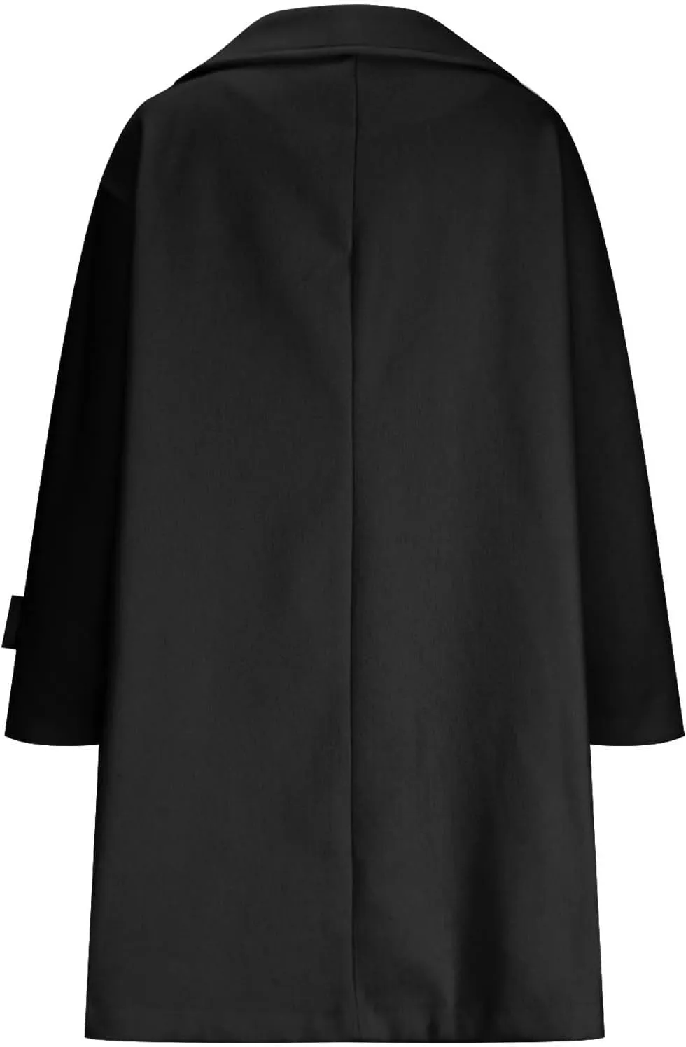 maisdgop Long Winter Coats for Women Long Sleeve Open Front Trench Coat Winter Straight Cardigan Jackets Button Outerwear