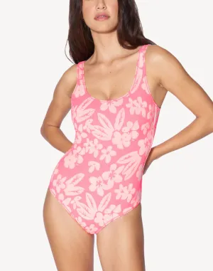Max Flower Scrunch Moderate One Piece Swimsuit