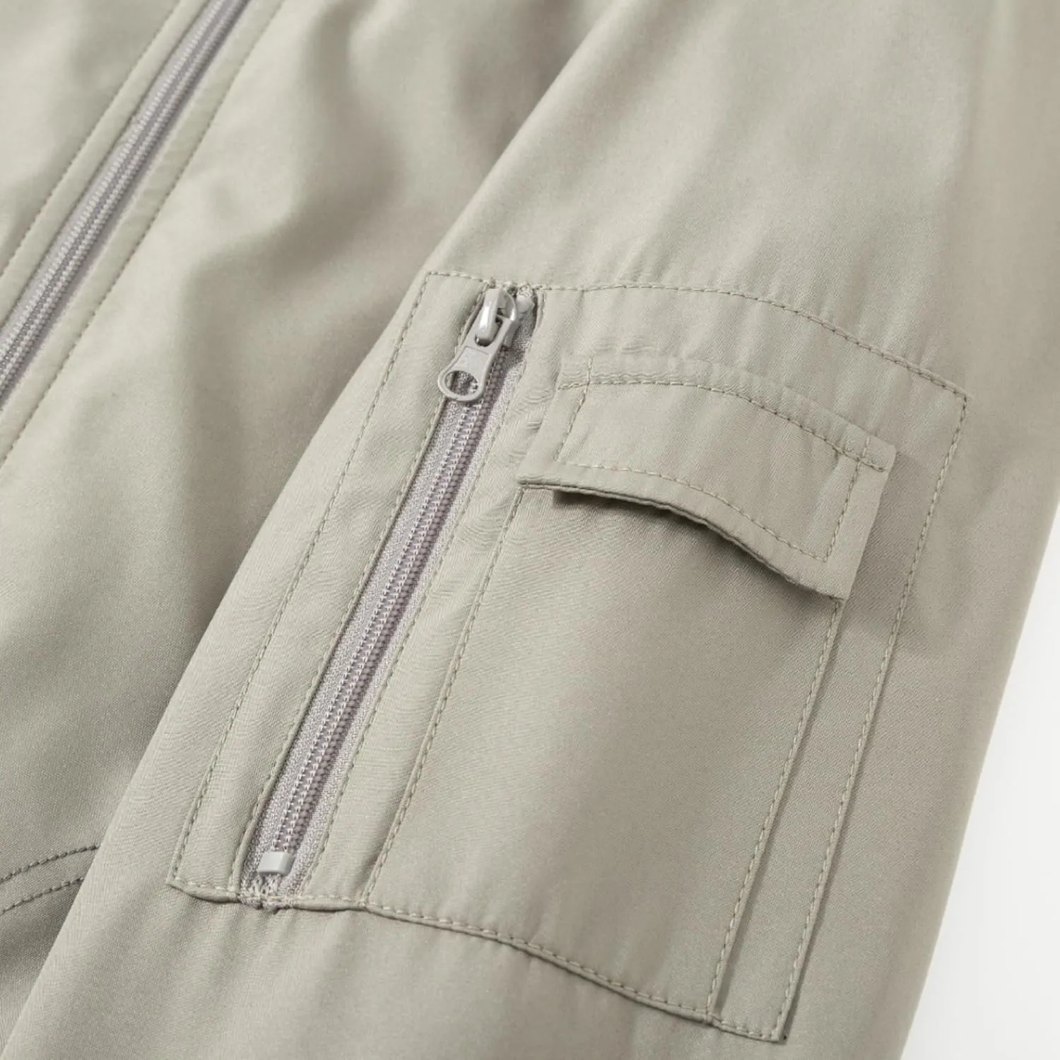 Men's Bomber Jacket Casual Fashion Lightweight Windbreaker Outdoor Flight Coat Jackets