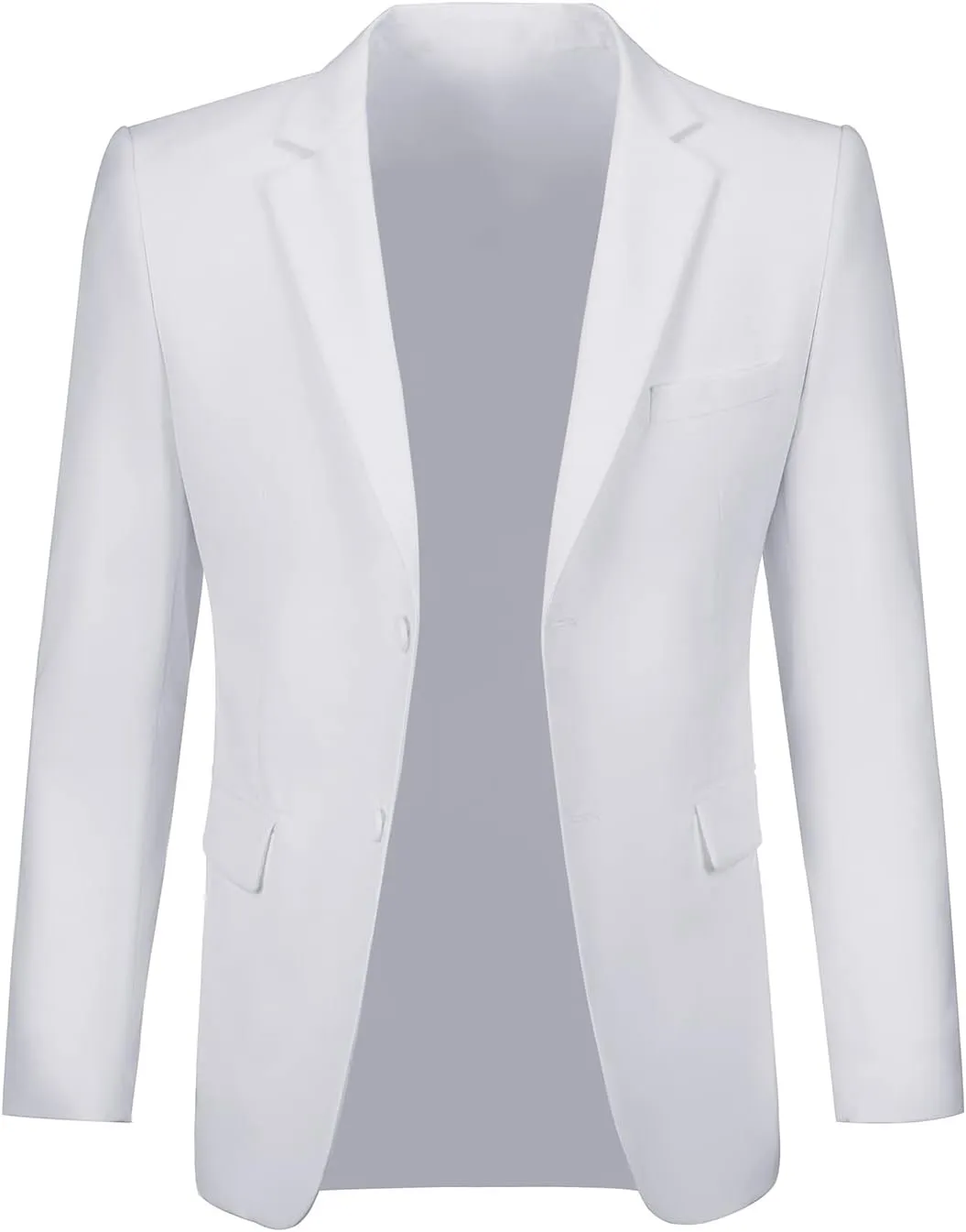 Men's Casual Sport Coat Slim Fit Two Button Suit Blazer Lightweight Jackets