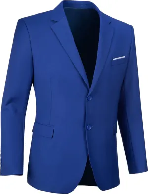 Men's Casual Sport Coat Slim Fit Two Button Suit Blazer Lightweight Jackets