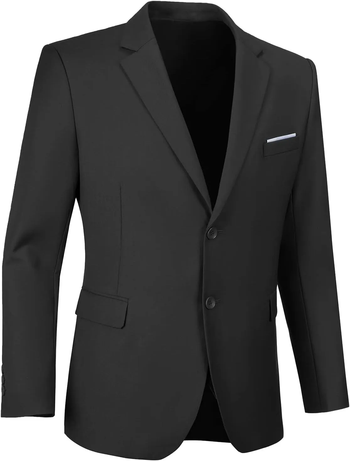Men's Casual Sport Coat Slim Fit Two Button Suit Blazer Lightweight Jackets