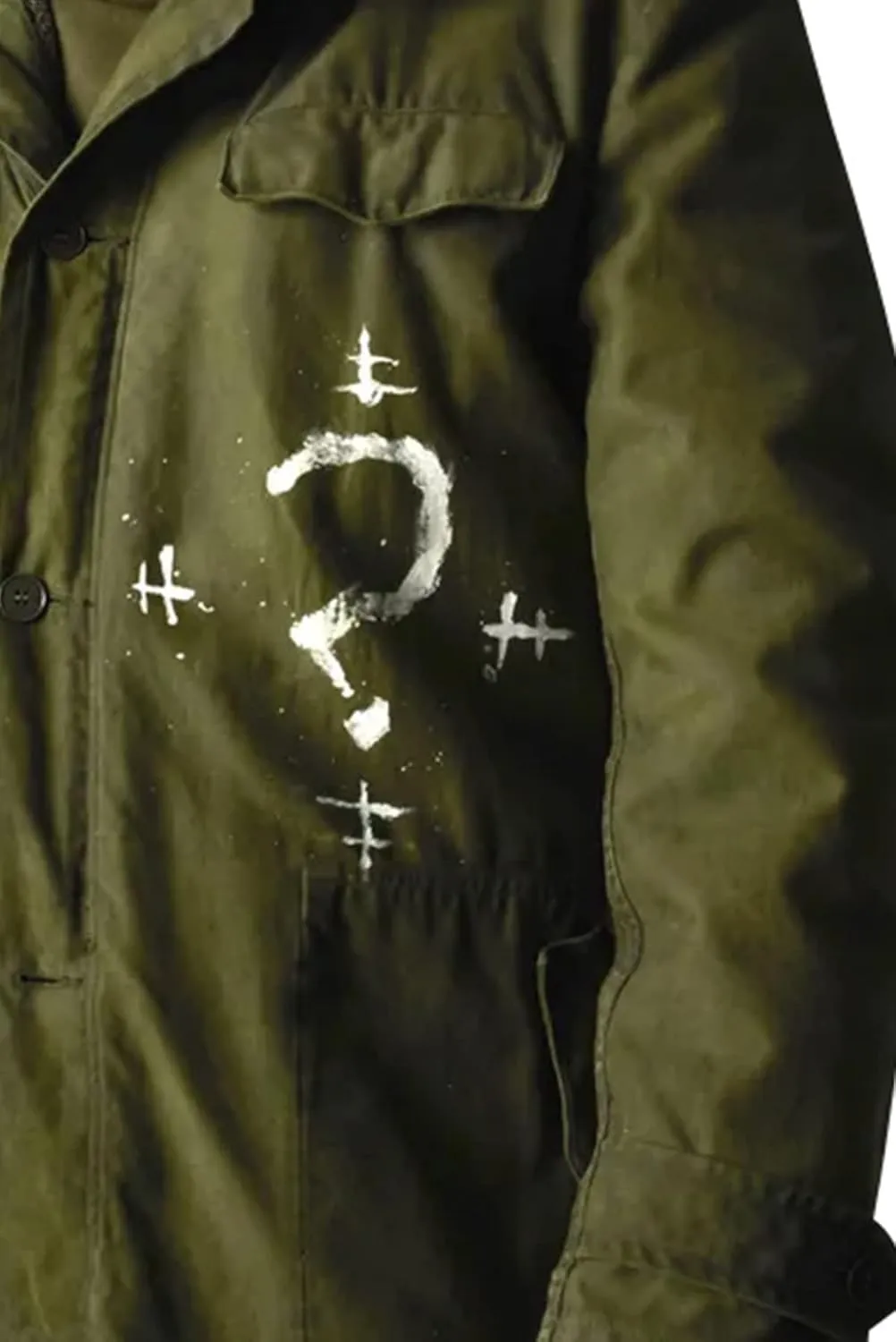 Men's Cotton Lightweight Jackets - Mens Green Cargo Cotton Jacket Coat