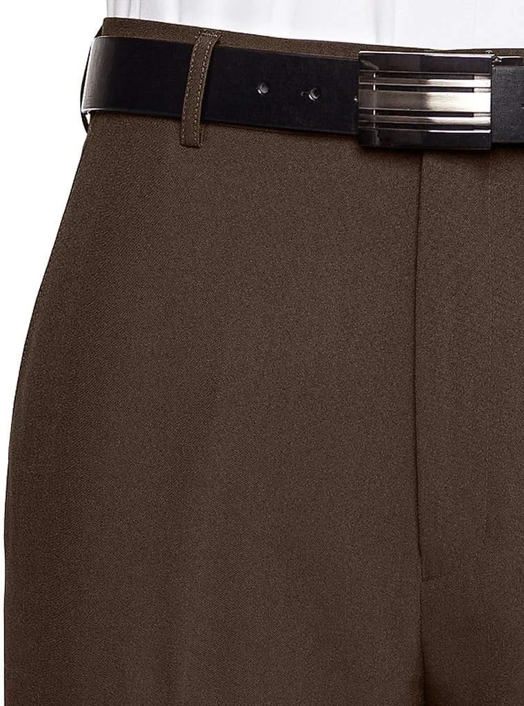 Mens Dress Pants Flat Front - Machine Washable Casual Pants Comfortable for Everyday Wear - Versatile Suit Pant for Work
