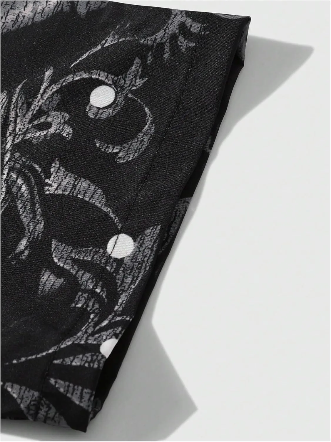 Men's Renaissance Shirts Short Sleeve Collared Summer Button Down Shirt