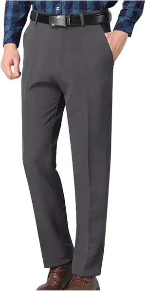 Mens Slim Fit Formal Pants for Work or Events Comfortable and Stylish Dress Pants for Men Pantalones de Hombre