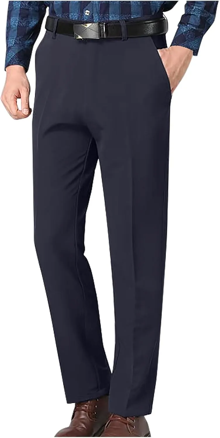 Mens Slim Fit Formal Pants for Work or Events Comfortable and Stylish Dress Pants for Men Pantalones de Hombre