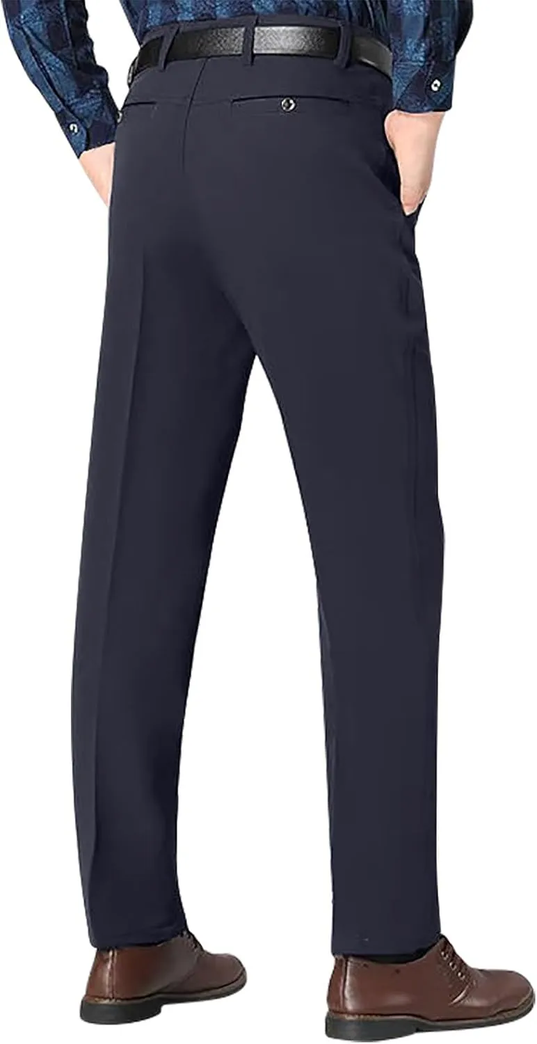 Mens Slim Fit Formal Pants for Work or Events Comfortable and Stylish Dress Pants for Men Pantalones de Hombre