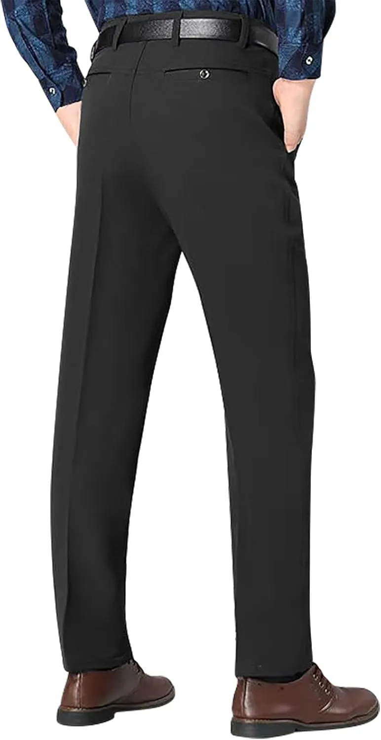 Mens Slim Fit Formal Pants for Work or Events Comfortable and Stylish Dress Pants for Men Pantalones de Hombre