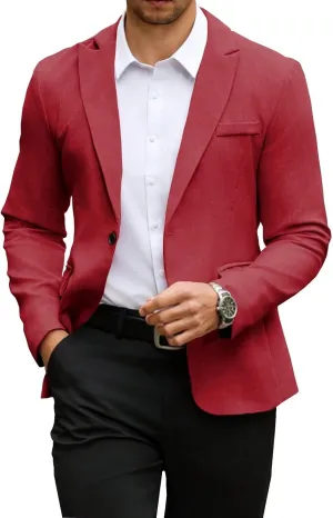 Mens Sport Coats and Blazers for Men Fashion Casual Suit Jacket Slim Fit Men Business Formal Wedding