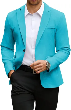 Mens Sport Coats and Blazers for Men Fashion Casual Suit Jacket Slim Fit Men Business Formal Wedding
