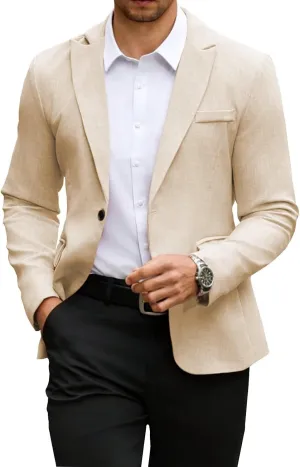 Mens Sport Coats and Blazers for Men Fashion Casual Suit Jacket Slim Fit Men Business Formal Wedding