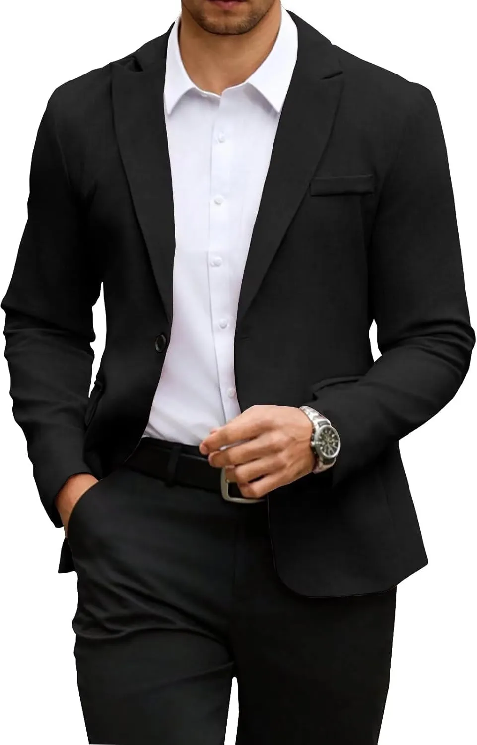 Mens Sport Coats and Blazers for Men Fashion Casual Suit Jacket Slim Fit Men Business Formal Wedding