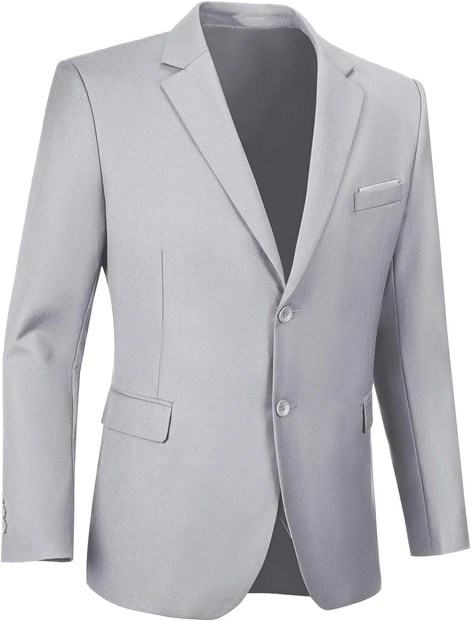 Men's Suit Blazer Casual Coats Lightweight Party Jackets Groomsmen Sports Coat Two Button Tuxedo Suits