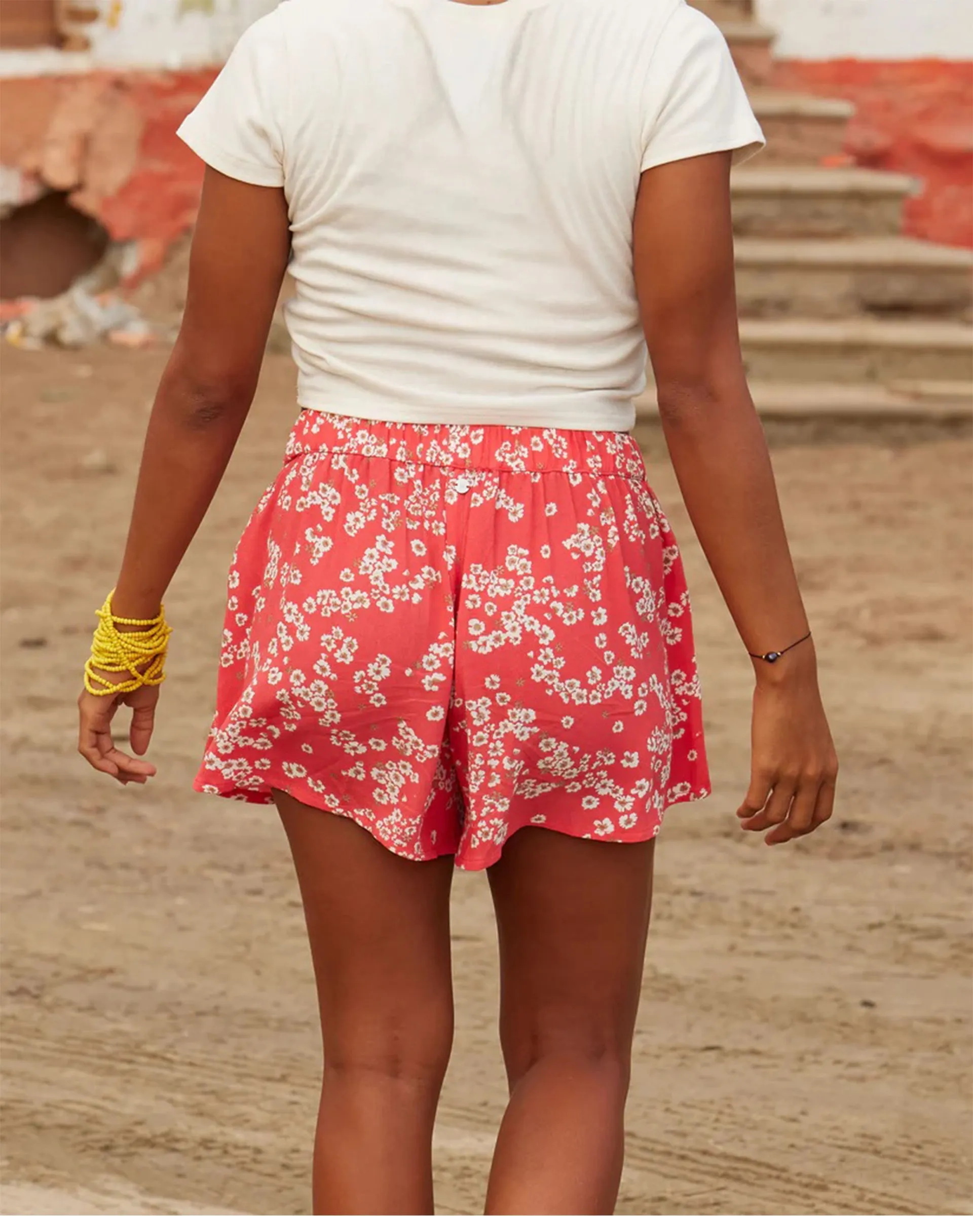 Midnight Avenue Relaxed Fit Printed Shorts