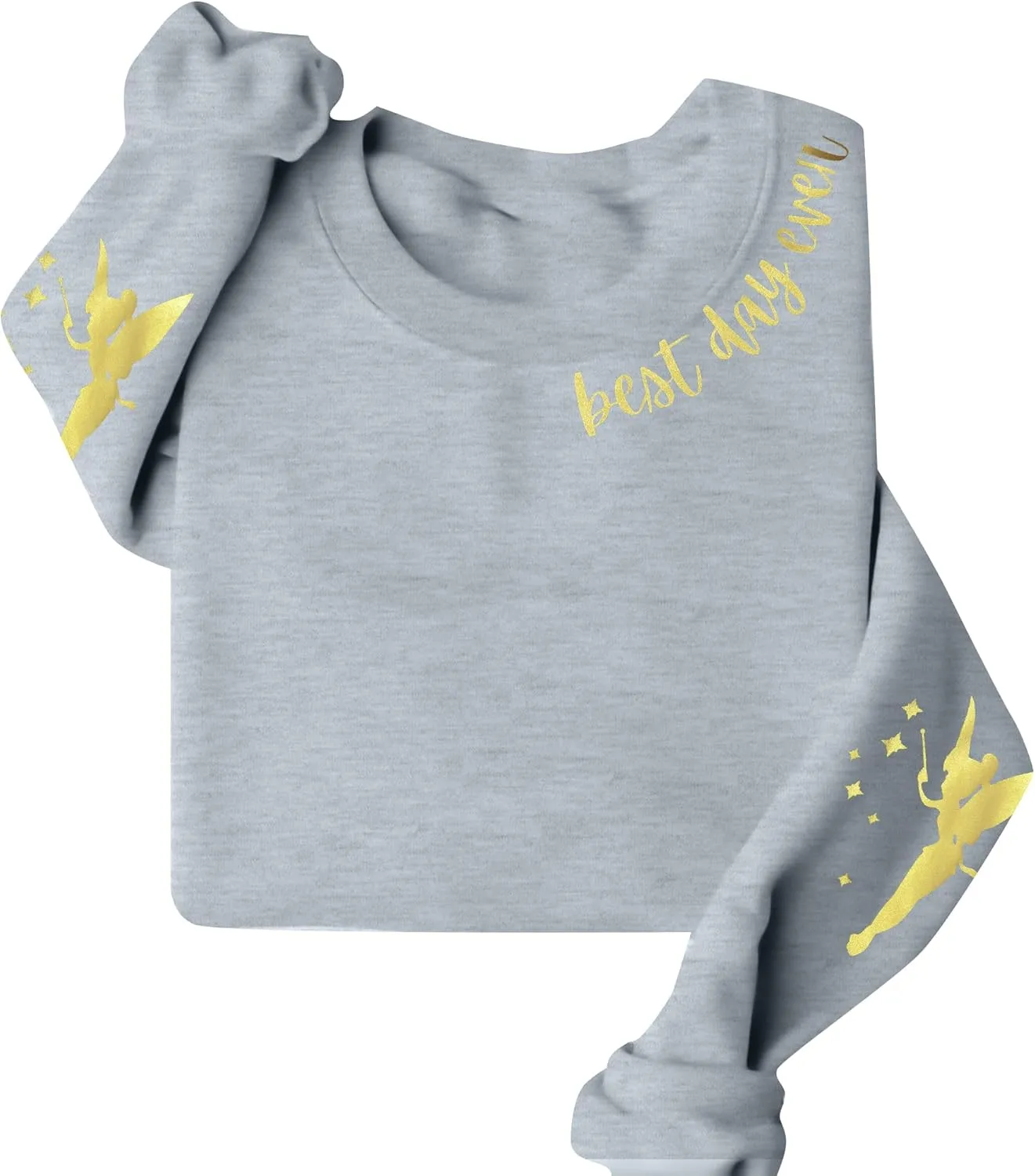 MYHALF Magical Shirt for Women Magic Kingdom Sweatshirt Best Day Long Sleeve Shirts Family Vacation Pullover Tops