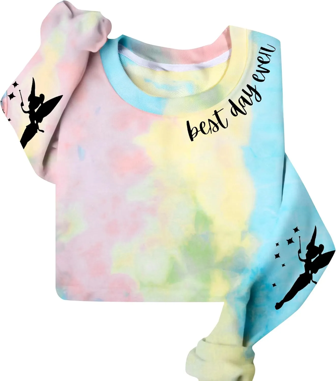 MYHALF Magical Shirt for Women Magic Kingdom Sweatshirt Best Day Long Sleeve Shirts Family Vacation Pullover Tops