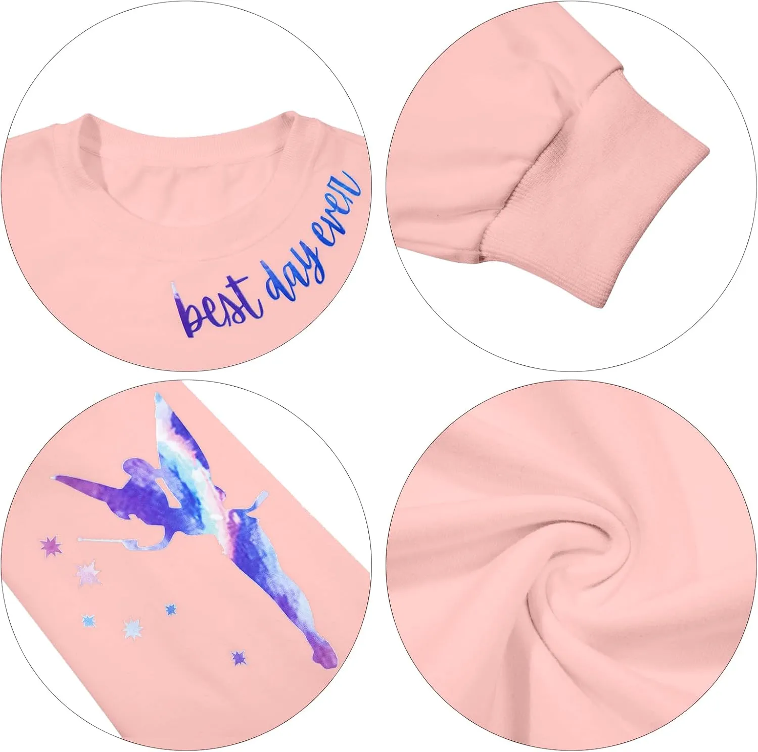 MYHALF Magical Shirt for Women Magic Kingdom Sweatshirt Best Day Long Sleeve Shirts Family Vacation Pullover Tops