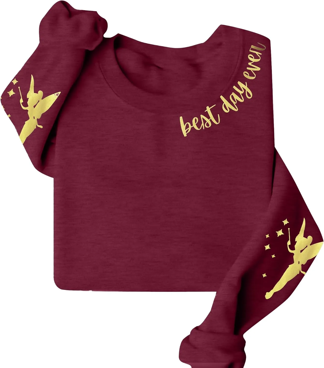 MYHALF Magical Shirt for Women Magic Kingdom Sweatshirt Best Day Long Sleeve Shirts Family Vacation Pullover Tops