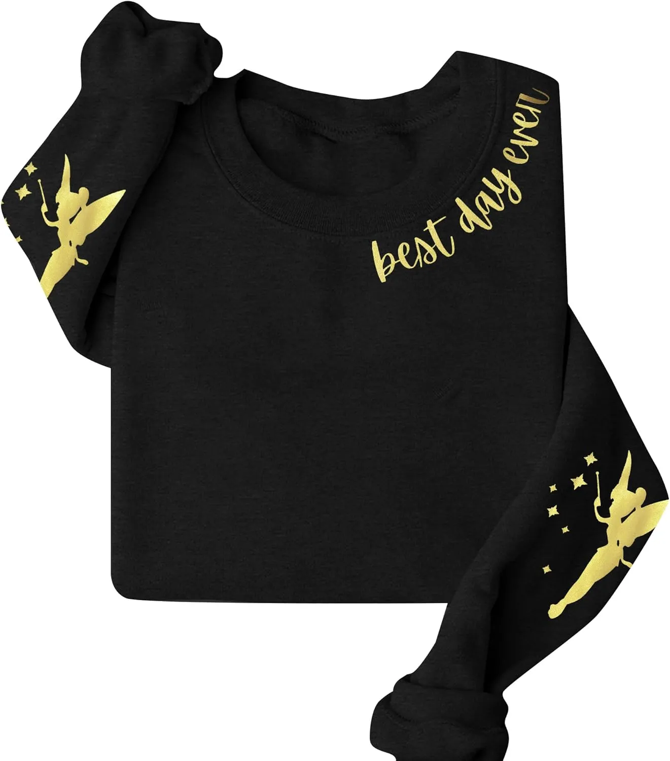 MYHALF Magical Shirt for Women Magic Kingdom Sweatshirt Best Day Long Sleeve Shirts Family Vacation Pullover Tops