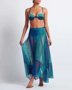 OMBRE NETTED BEACH SKIRT