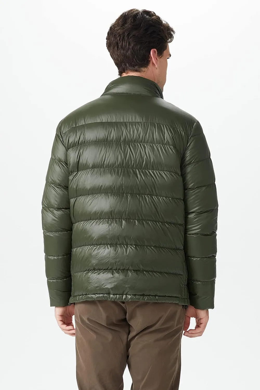 Orolay Men's Ultra Lightweight Down Jackets Quilted Packable Winter Coat with Stand Collar