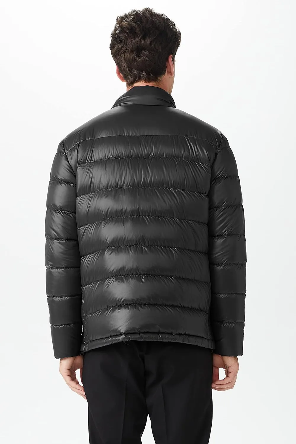 Orolay Men's Ultra Lightweight Down Jackets Quilted Packable Winter Coat with Stand Collar