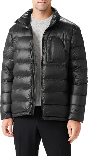 Orolay Men's Ultra Lightweight Down Jackets Quilted Packable Winter Coat with Stand Collar