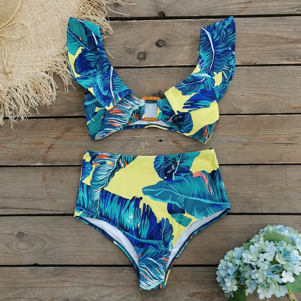 Print Floral Swimwear