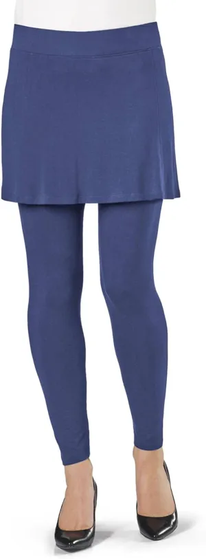 SAGEFINDS Womens Skirted Leggings with Pocket | Skort for Tennis, Pickleball, Yoga, Golf | Soft and Comfortable Fit