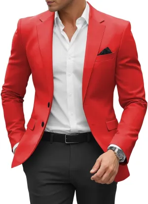 SHUZHXLZANGY Mens Blazers and Sport Coats Slim Fit Jackets for Men Casual Blazer Suit Formal Business