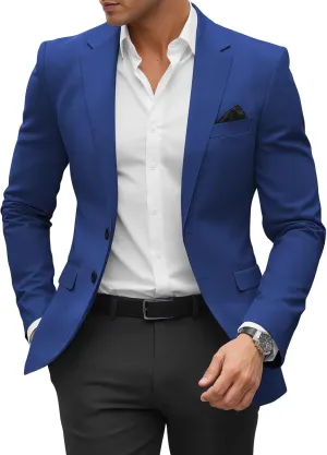 SHUZHXLZANGY Mens Blazers and Sport Coats Slim Fit Jackets for Men Casual Blazer Suit Formal Business