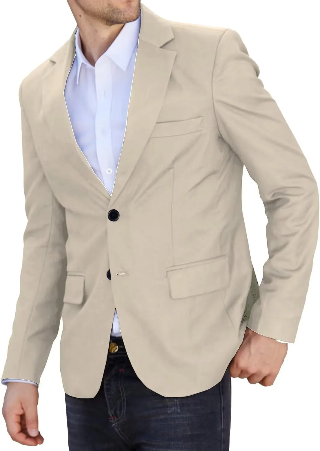 SHUZHXLZANGY Mens Blazers and Sport Coats Slim Fit Jackets for Men Casual Blazer Suit Formal Business