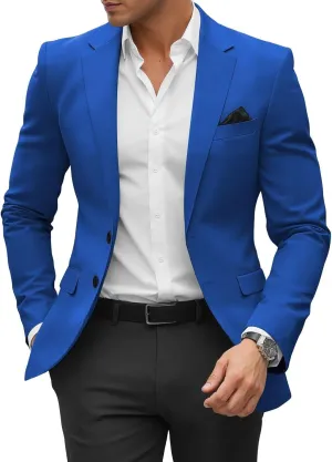 SHUZHXLZANGY Mens Blazers and Sport Coats Slim Fit Jackets for Men Casual Blazer Suit Formal Business