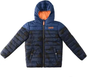 SNOW DREAMS Boys Lightweight Coat Hooded Waterproof Camo Puffer Jackets Outerwear
