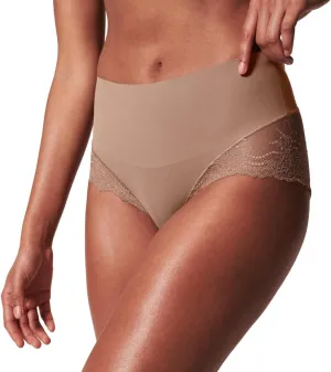 SPANXsmooth Undie-tectable Lace Hi-Hipster - For Core Control - Comfortable Lace Shapewear Underwear - No Visible Panty Lines