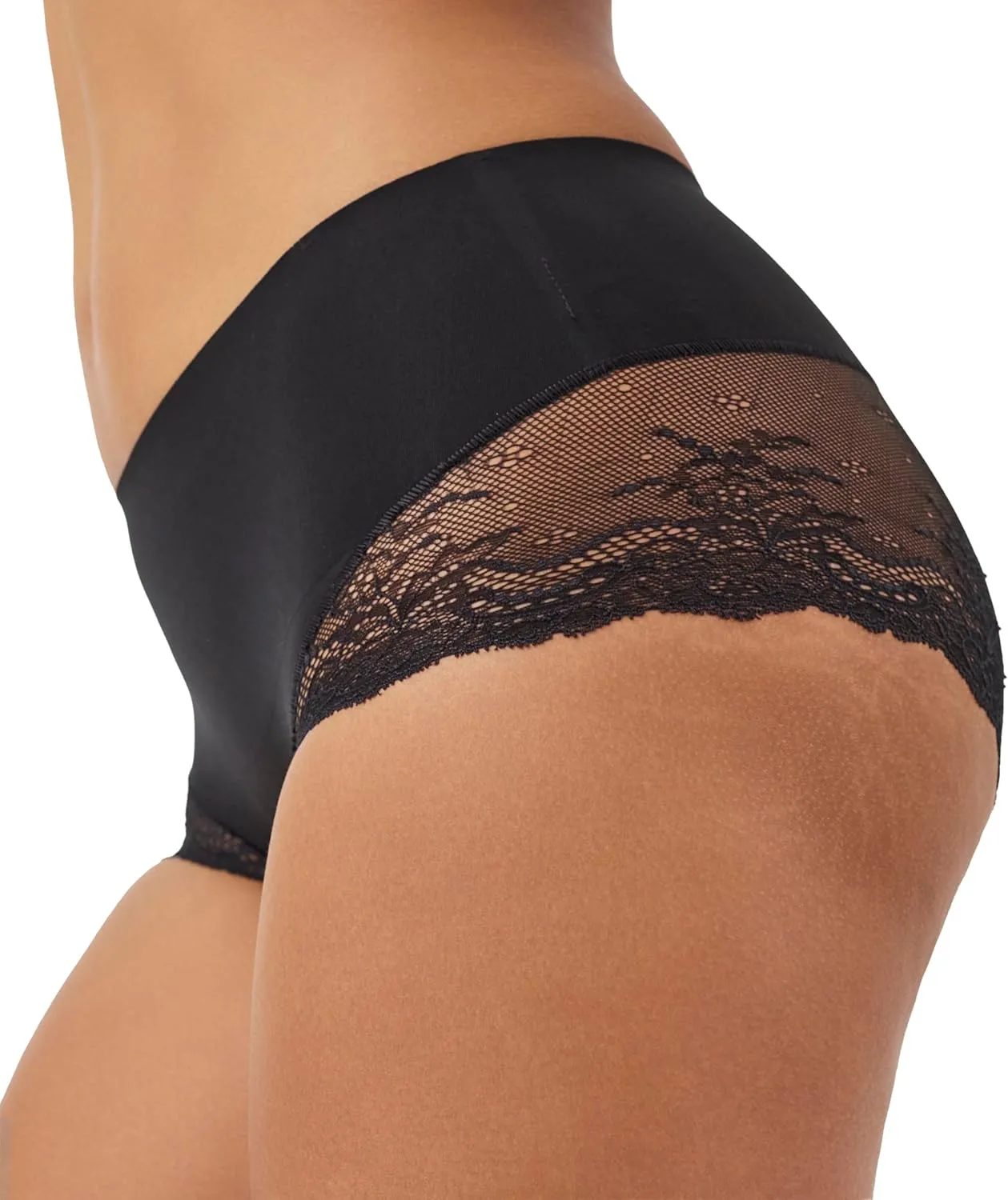 SPANXsmooth Undie-tectable Lace Hi-Hipster - For Core Control - Comfortable Lace Shapewear Underwear - No Visible Panty Lines